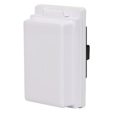 WONHA BO 嵌入式防潑水型2孔插座 直立式, 1個