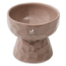 DING DONG PET 寵物閃亮陶瓷餐碗 一般型, 棕色, 1個