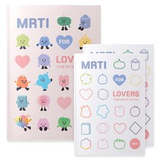 Watermelon 戀愛傾向測試 MRTI 情侶問答 問題筆記, 混合顏色, 2個