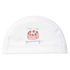 HOOG 洛可可泳帽 SCC630, 1個, 白色