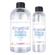 Aurora Decoden 二組份水晶樹脂3:1完美透明型基底450g+硬化劑150g套裝, 混色