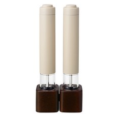 recolte 麗克特 電動椒鹽研磨器 RMM-1W 2入組, 乳白色, 22ml, 2個