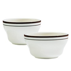 Syracuse CHINA 紐約餐碗套組, 可樂棕色, 湯碗+飯碗, 1組