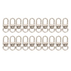 지오비즈 키링만들기 D고리, 실버, 20개