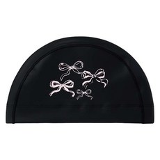 후그 로코코 수영모자 SCC631, 블랙, 1개