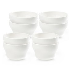 Syracuse CHINA 紐約餐碗套組, 白色, 4便飯蓋飯+4便士零食, 4組