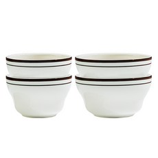 Syracuse CHINA 紐約 Kings Inn 飯碗 + 大碗組, 2套, 飯碗 2p + 大碗 2p, 可樂棕