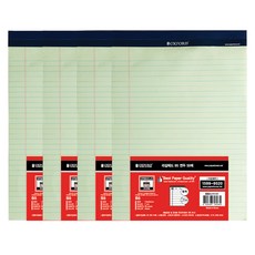 OXFORD B5 法律便條本, 淺綠色, 4個, 50張