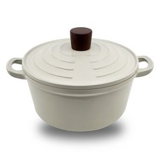 vachen IH電磁爐適用重力鑄造雙耳鍋, 1個, 單色, 18cm