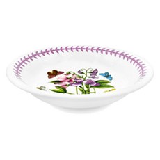 PORTmeIRION 波特玫琳恩 經典植物園系列彩色草邊麥片碗 7吋, 1個, 隨機出貨