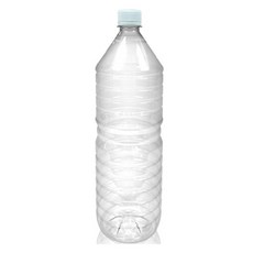 생수 용기 원형 페트병 1.5L 20p + 흰색 캡 30cm 20p 세트, 1세트