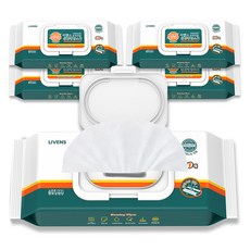 리벤스 오리지널 대형 물걸레 청소포 캡형 30p, 5개