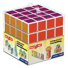 GEOMAG Magicube 自由搭建原木積木套組, 混合顏色, 1套