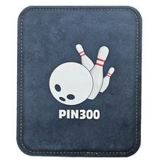 FIN300 保齡球皮革球巾, 海軍藍+白色, 1個