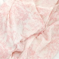 EmonG 嬰幼兒用 Toile 純棉雙層紗布毯, 粉紅色