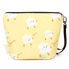 semoms 兒童用保溫保冷雙面防水袋, 抱抱萌寵 黃色