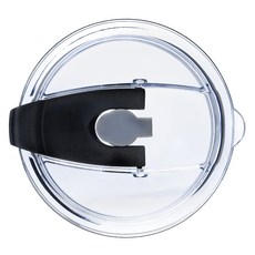 캐리보틀 스탠다드전용 텀블러 600ml 호환 플립 빨대뚜껑, 투명 + 블랙 + 그레이, 1개