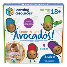 Learning Resources 旋轉酪梨拼圖 LER6806, 1個, 9件