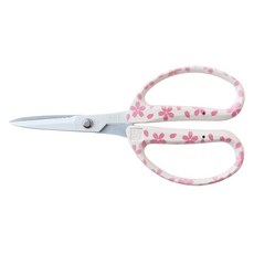 CHIKAMASA 近正 園藝剪刀 花朵圖案 顏色隨機 CRI-360SFW, 1個, CRI-360SFW(SW)