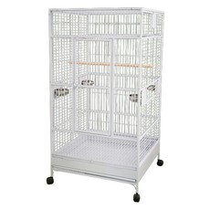 리프패럿 앵보장 고층 빌딩 초대형 새장 4040FL, 화이트, 1개