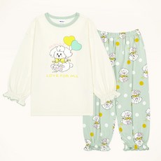 mollimelli friends 女童用 Love Me Molly 睡衣上下套裝