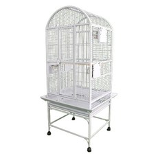 리프패럿 앵보장 900 2422 라운드 중대형 새장, 화이트, 1개