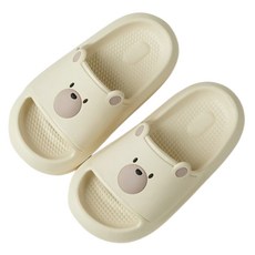 天氣精靈兒童EVA防滑小熊浴室拖鞋