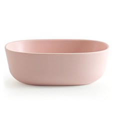 TACKAON 幼兒方形ECOZEN湯碗, 1個, 粉紅色