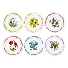 PORTmeIRION 波特玫琳恩 Botanic Garden Meadow 邊盤 6件組, 混合色, 1套