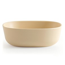 TACKAON 幼兒方形ECOZEN湯碗, 1個, 黃色