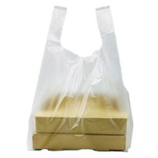 雙提把型披薩盒塑膠袋 23~25cm, 100個