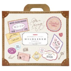 ZEBRA 斑馬牌 MILDLINER 35色旅行組, 綜合色, 35個裝