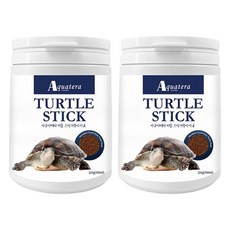 아쿠아테라 터틀스틱 거북이사료, 700ml, 2개