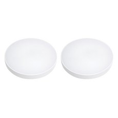 ELPHOS LED 邊框圓形軌道燈 15W 142mm, 主體白色 + 燈泡色, 2個