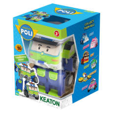 ROI TOYS VISUAL 新4吋變形機器人玩具 RB33658, 基頓, 1盒