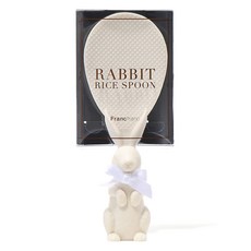 Francfranc 站立式兔子飯匙, 1個, 白色