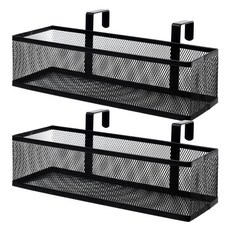 nOVA LIVING 辦公室隔板掛籃, 黑色, 2個