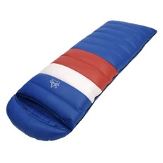 자탄 경량 구스다운 침낭 1200g, 블루, 1개