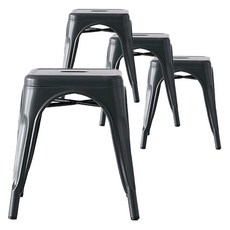 마켓비 390 빈티지 스툴 1025F, 다크그레이, 4개