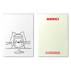 Made by 空白筆記本 繪圖本 02 Merc i+ 03 Cat glass 2款套組, B5, 1套