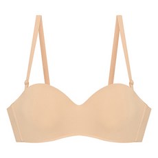 꼰에야 볼륨 핏업 오프숄더 브라