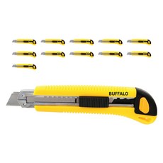 SESHIN Buffalo 美工刀 SB-C18AB C1025893, 12個