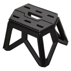 Skywiz 可折疊塑膠內折式迷你椅, 黑色