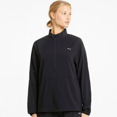 푸마 여성용 코어 패이버릿 우먼 우븐 자켓_RUNNING FAVORITE WOMEN WOVEN JAKET_블랙_52018501