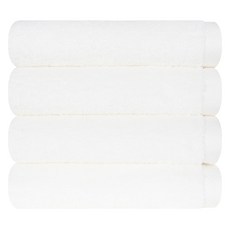 Songwol 松月 頂級素色毛巾 170g 30支精梳棉, 白色, 4個