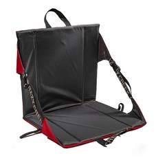 CRAZY CREEK 經典摺疊椅, 1個, 紅色 + 石板灰