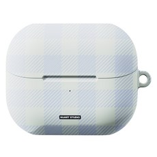 누아트 갤럭시 버즈3프로 그린컬렉션 디자인 하드케이스, 버즈3, 빈티지체커, 1개