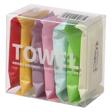 타이탄 고퀄리티 일회용 압축 미니 타올 7종 세트, 혼합색상, 1세트