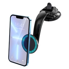 초텍 차량용 마그네틱 거치대 대시보드 부착형 AT0005, 블랙, 1개