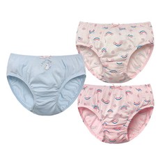 ppippilong Aeni女童款小貓莫代爾彈性三角 3件組